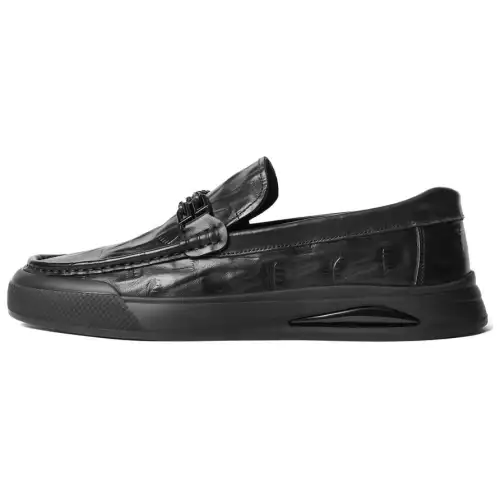 BELLE Cow Leather Casual Shoes Men's Black