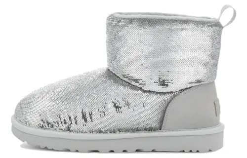 UGG Classic Mini Boot Mirror Ball Silver Women's