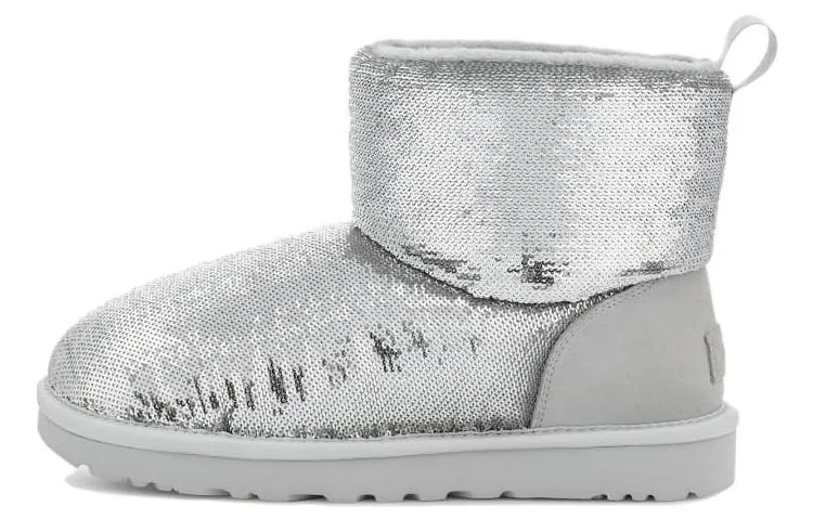 UGG Classic Mini Boot Mirror Ball Silver Women's