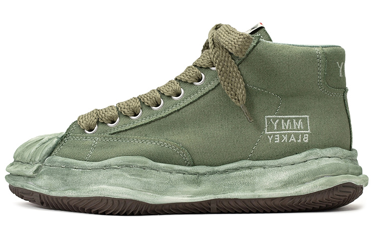 MIHARA YASUHIRO Maison MIHARA YASUHIRO Blakey OD OG Sole Canvas High Green