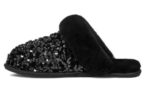 UGG Scuffette Ii Chunky Sequin Slipper Black Women's