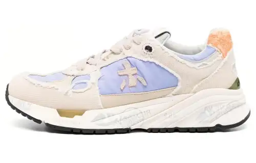 PREMIATA Leather Low top Casual Shoes Women's Beige