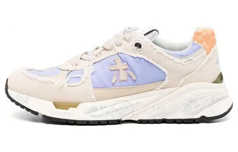 PREMIATA Leather Low top Casual Shoes Women's Beige