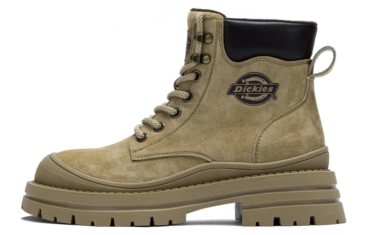 Dickies Short Combat Boots Women's Khaki Green