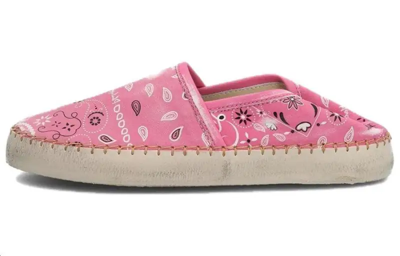 PHILIPPE MODEL Paris Bandana-print Leather Espadrilles
