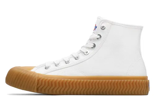 Dickies Canvas Shoes Unisex High Top White
