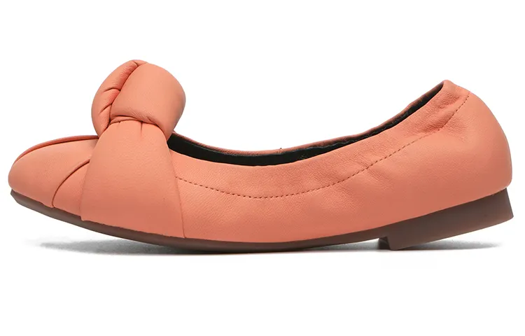 EVERAU Women's Casual Shoes Women's Low Top Orange