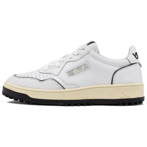 AUTRY Leather Low top Skateboard Shoes Women's White