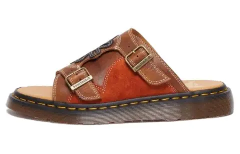 Dr.Martens Slip Resistant Slip Resistant Slide Slippers Unisex Brown