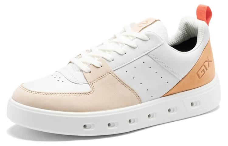 Ecco Street 720 Series Cow Leather Stylish Skateboarding Shoes Men's Nude