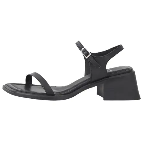 VAGABOND SHOEMAKERS Leather One Strap Sandals 5.3CM Women's Black