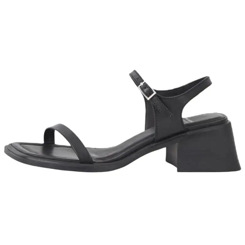 VAGABOND SHOEMAKERS Leather One Strap Sandals 5.3CM Women's Black