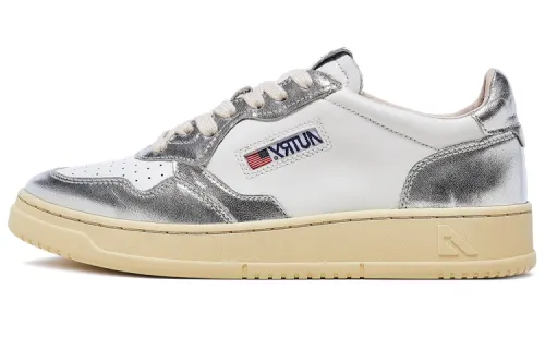 AUTRY Medalist Low Top Bicolor 'White Silver' Women's