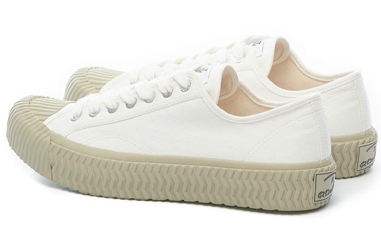 EXCELSIOR Cookie Shoes BOLT LO Classic Platform Anti-Slip Wear-Resistant Low-Top Canvas Shoes Unisex Gray Green