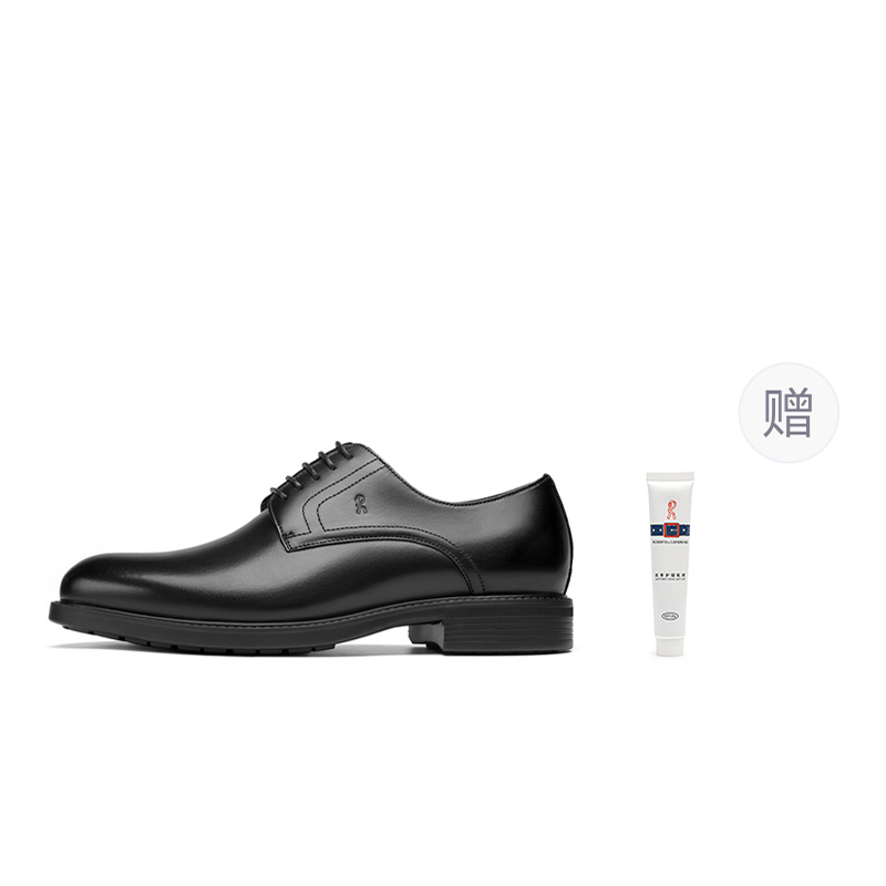 ROBERTA DI CAMERINO Nobda Top Cowhide Shoe Light Matte Comfortable Daily Official Leather Shoes Men's Black