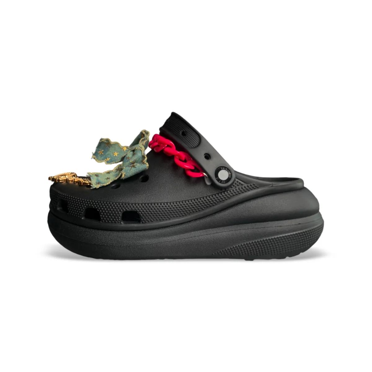 Crocs Kallochu Classic Crush EVA Clogs Unisex Black