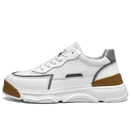 CARTELO Cushioning Anti-Slip Wear-Resistant Breathable Lightweight Height Increasing Low-Top Casual Shoes Men's