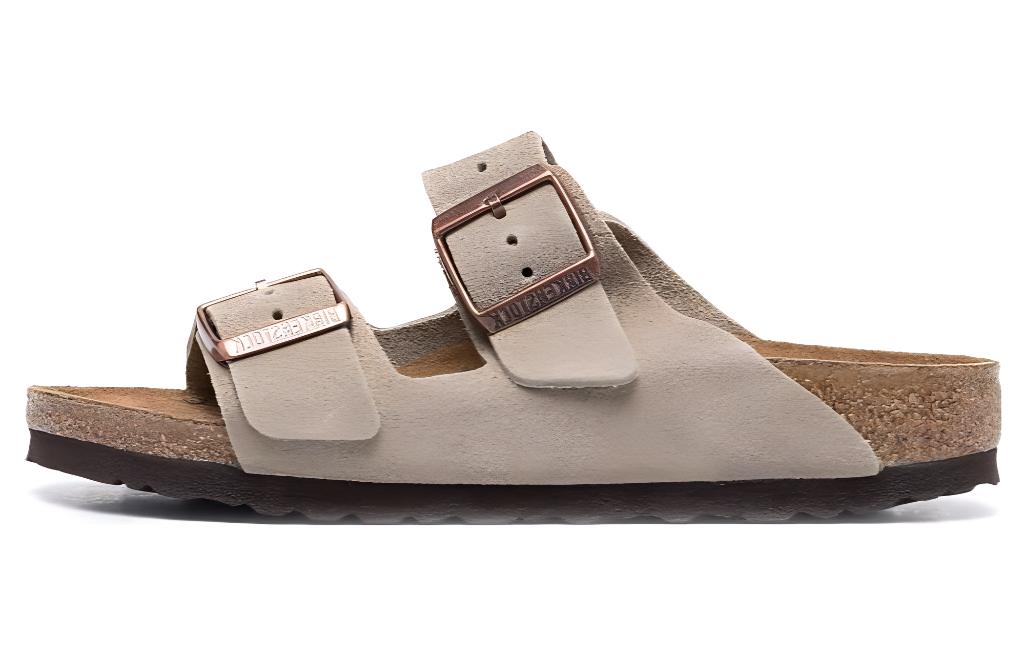 Birkenstock Slide Slippers Unisex Light Brown