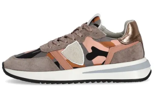 PHILIPPE MODEL Paris Camouflage-print Low-top Sneakers
