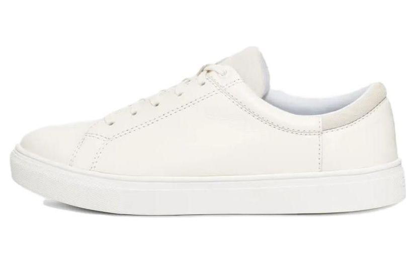 UGG Baysider Low Weather Shoe 'White Leather'