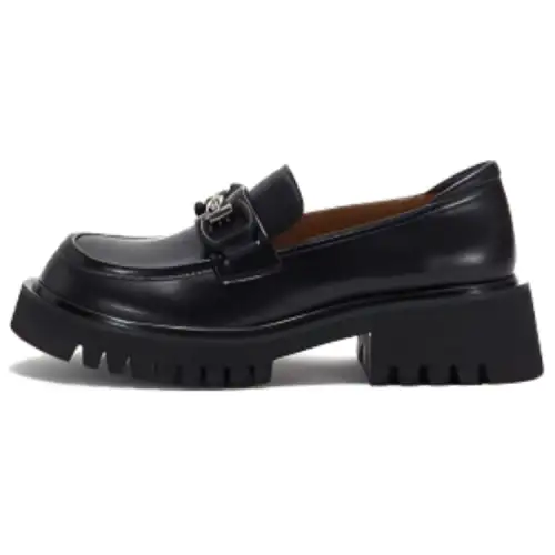 Teenie Weenie Cow Leather Loafers 5CM Women's