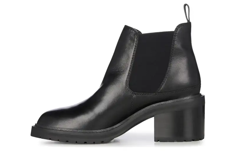 EMU Australia Leather Short Chelsea Boots Women's Black