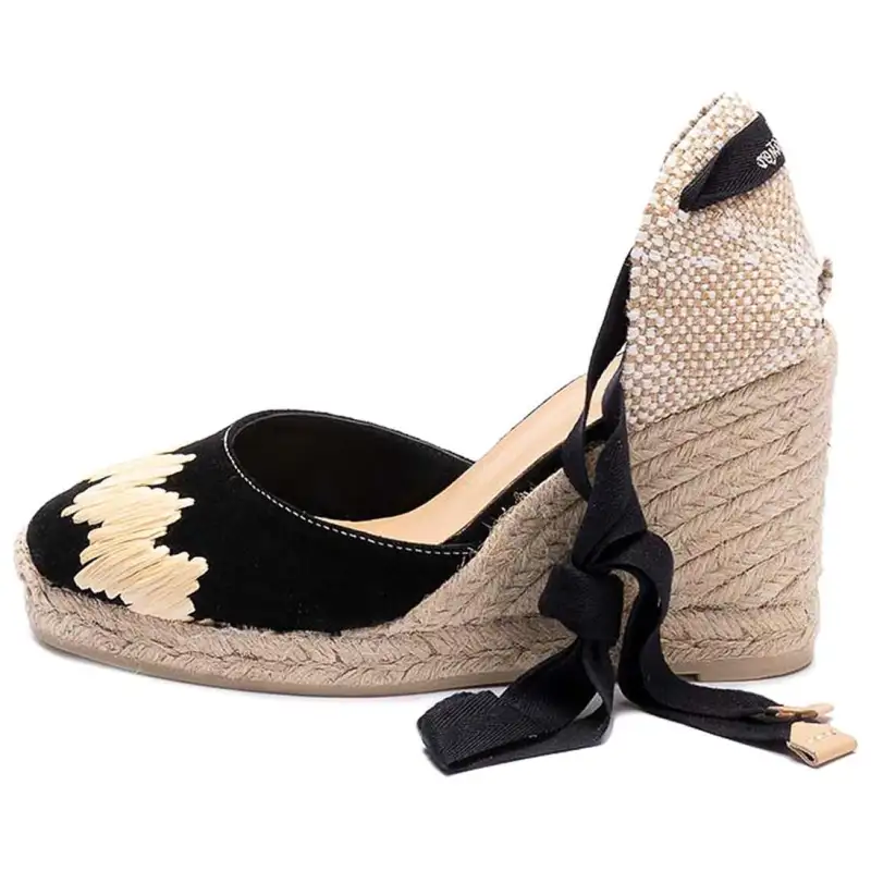 Castañer High Heels 11cm Women's Beige Black