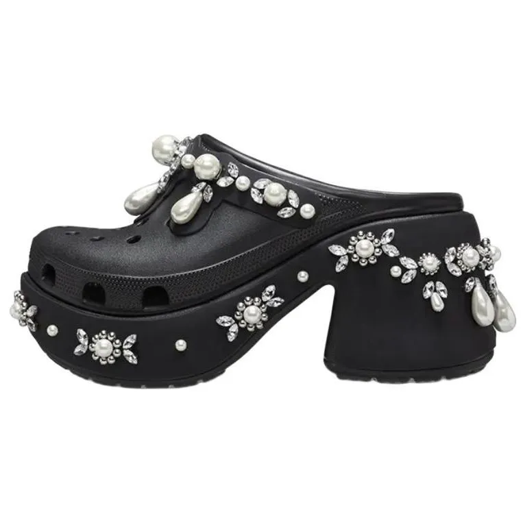 Crocs x SIMONE ROCHA EVA No Special Function Closed Toe Slippers Women's Black