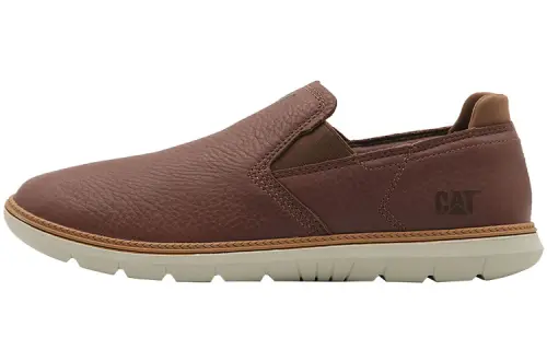 CAT Roamer 2.0 Slip On Collection Cow Leather Low top Sports Casual Shoes Men's Brown