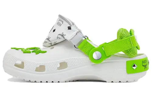Crocs MCM X Classic Clog ' Mini Fanny Pack - White'