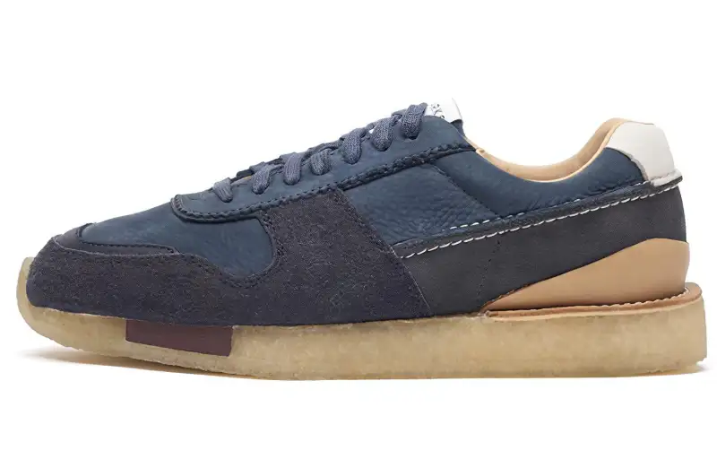 Clarks Abrasion Resistant Low top Casual Shoes Men's Blue