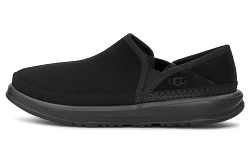 UGG Kick It Slip On Athleisure Casual Sports Shoe Black Fleece Lined