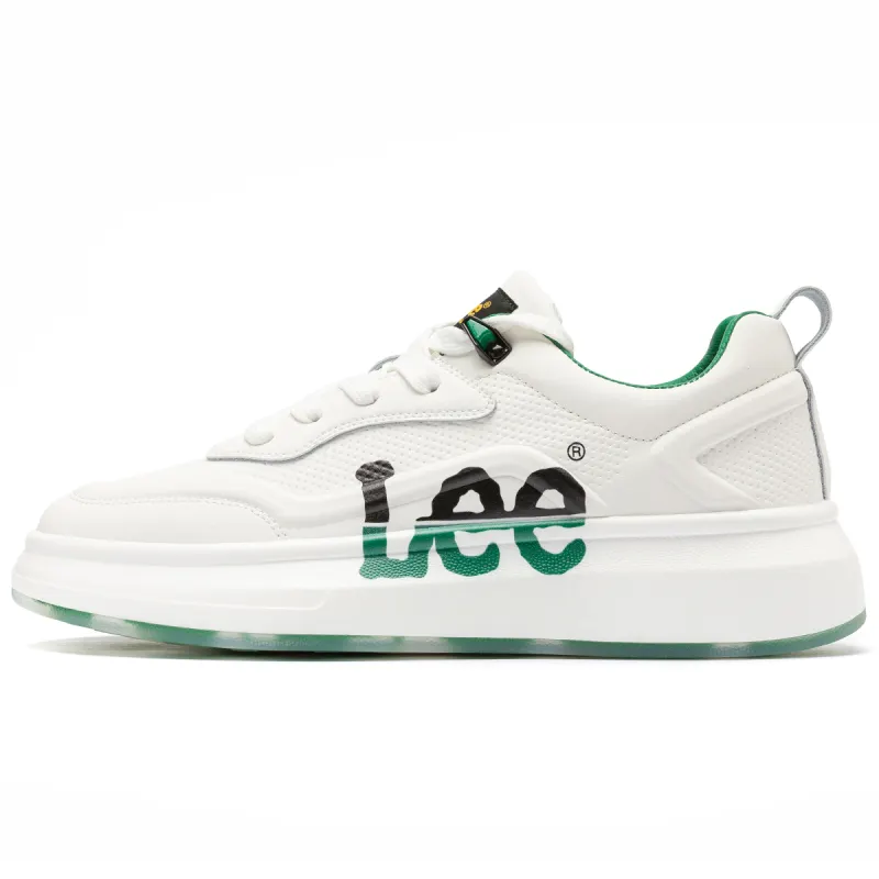 Lee White Sneakers Low top Skateboard Shoes Unisex