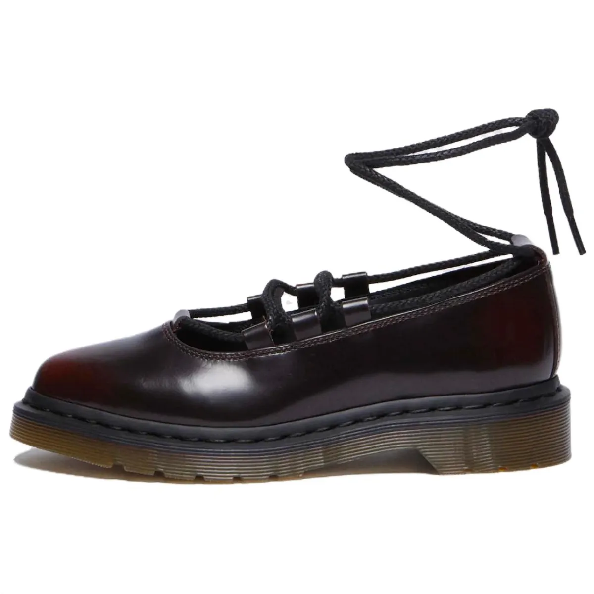 Dr.Martens ELPHIE II Leather Casual Shoes Women's Cherry Red
