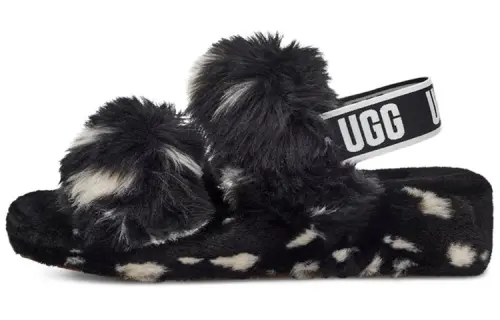 UGG Oh Yeah Spots Sandals Black Women's