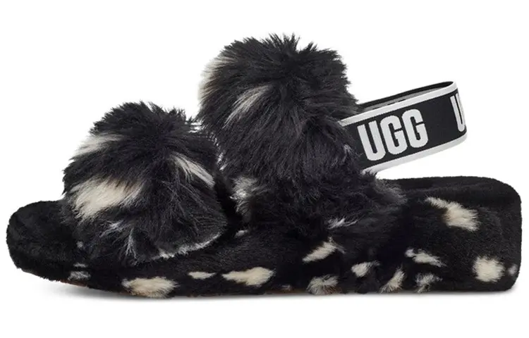 UGG Oh Yeah Spots Sandals Black Women's
