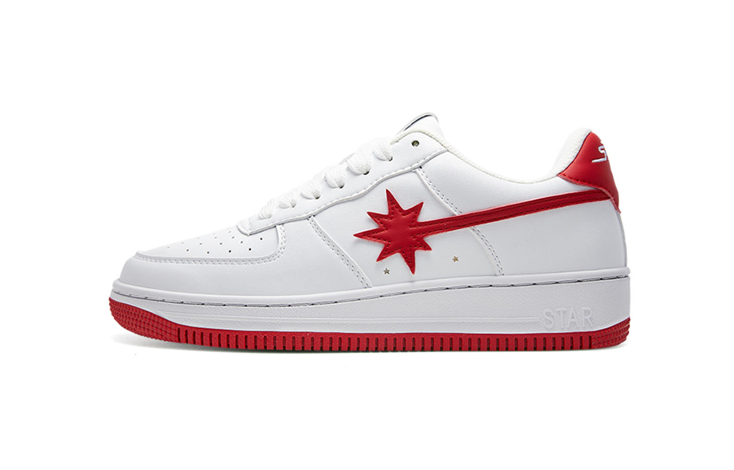 Starwalk Soldier Low top Skateboard Shoes Unisex White Red