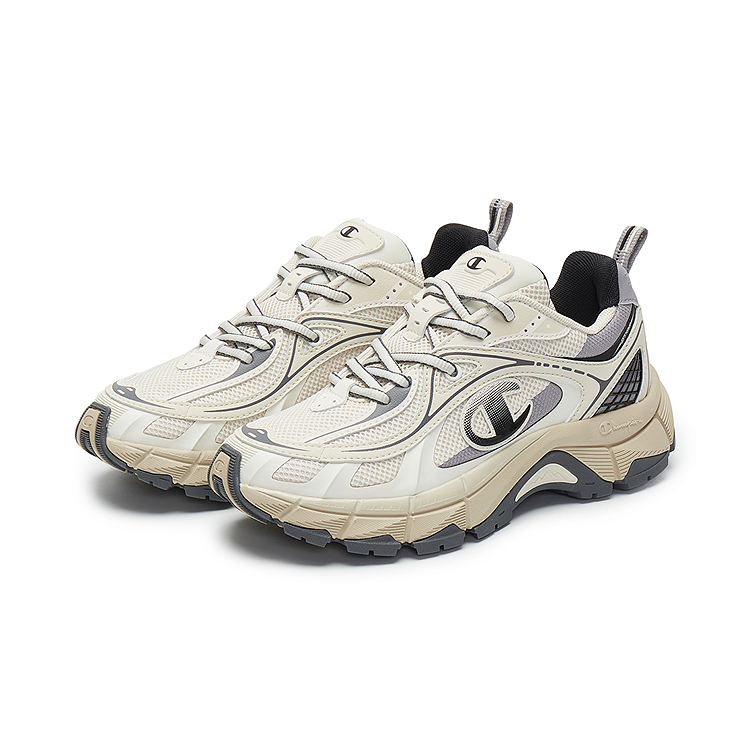 Champion Synthetic Leather Lightweight Height Increasing Low top Running Shoes Women’s Linen/Wolf Gray