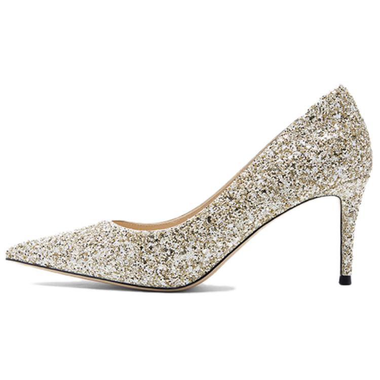 NINE WEST Jiuxi starry glitter, starry sky, light luxury, romantic party dinner annual meeting dress, temperament pointed toe Xiuhe wedding dress, exquisite confession ceremony princess shoes, stiletto high heels, women