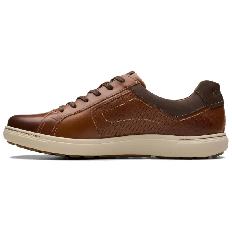Clarks Leather Casual Shoes Men's Brown