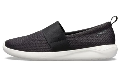 Crocs LiteRide Casual Shoes Women's Low-top Black/White