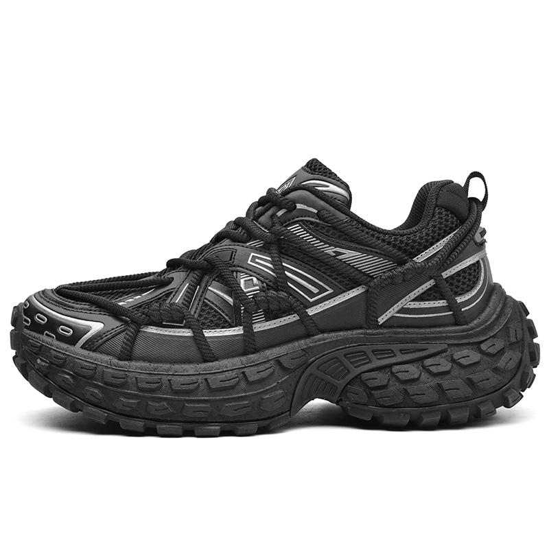 Masongarments Cushioning Abrasion Resistant Breathable Lightweight Height Increasing Rebound Low top Running Shoes