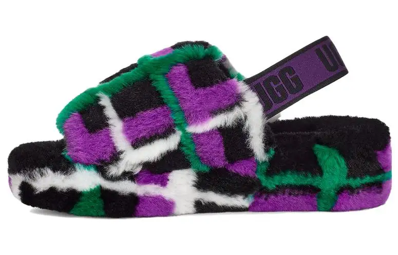 UGG FLUFF YEAH One Strap Sandals Women's