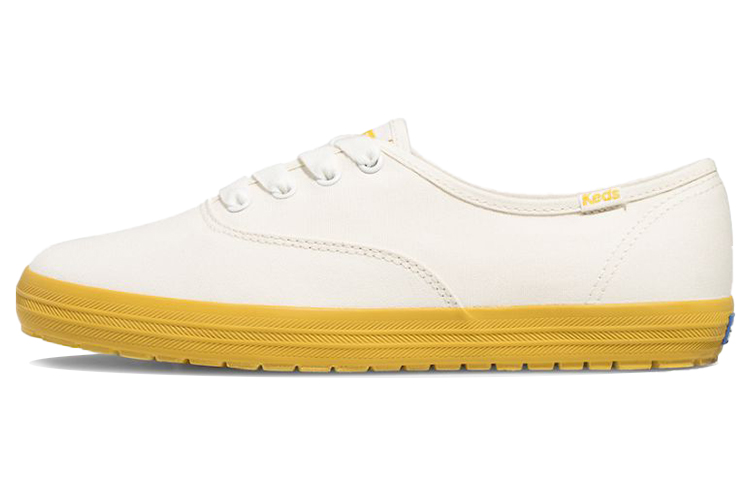 Keds Skateboard Shoes Women's Low Top Yellow/White