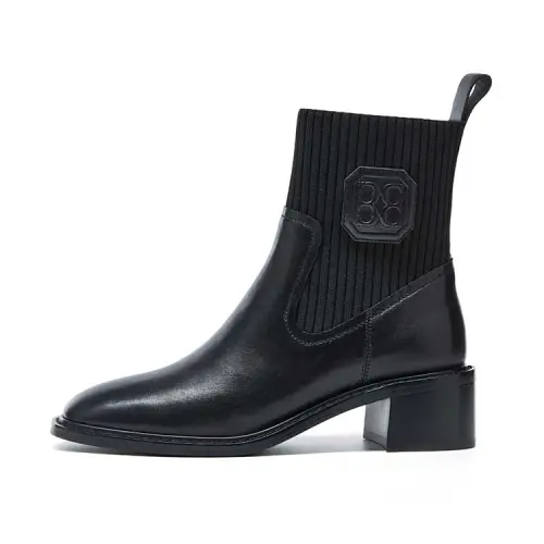 Marie Claire Ankle Boots 4.7CM Women's Midnight Paris Black