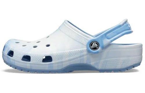Crocs Classic Clog Pattern Crocs Unisex Blue Sandals