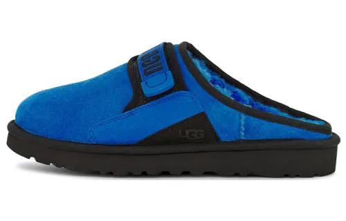 UGG Dune Slip on Suede Slippers Men's Blue