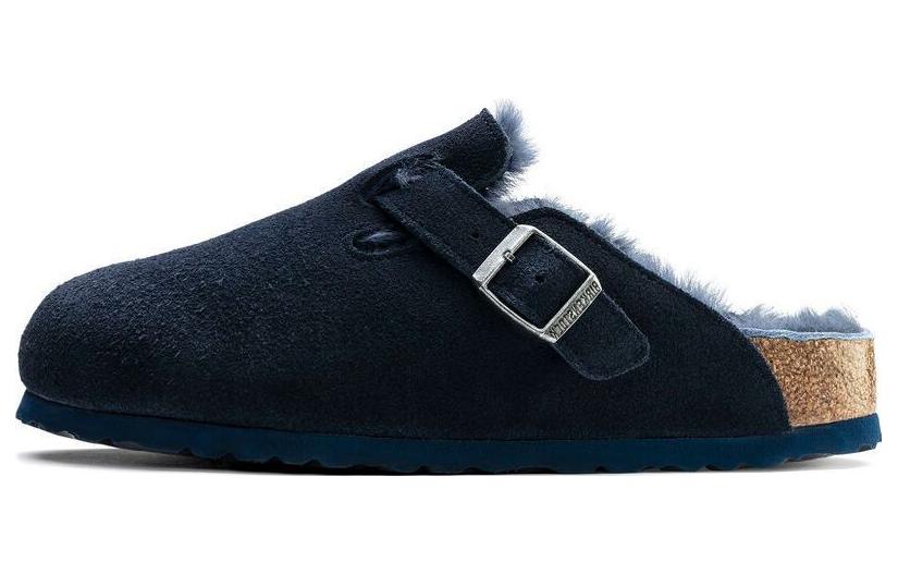 Birkenstock Boston Shearling Suede Night