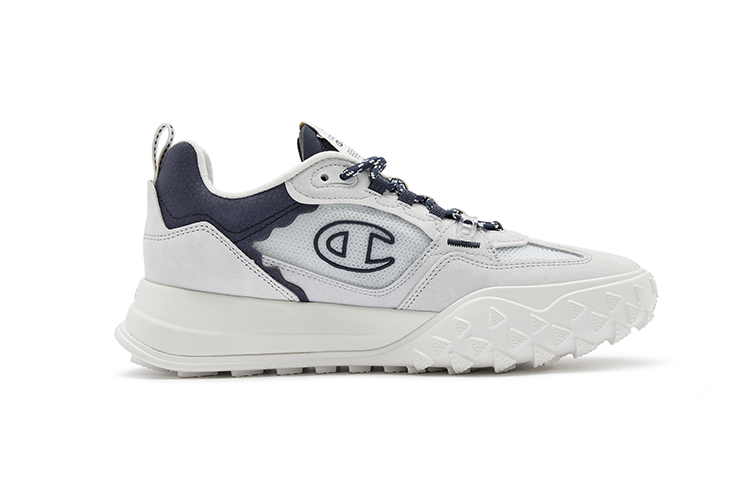 Champion Synthetic Leather Slip Resistant Abrasion Resistant Running Shoes Men’s Dark Blue