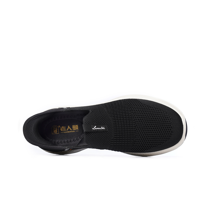 LAORENTOU Walking Shoes Men’s Low Top Black/Gray